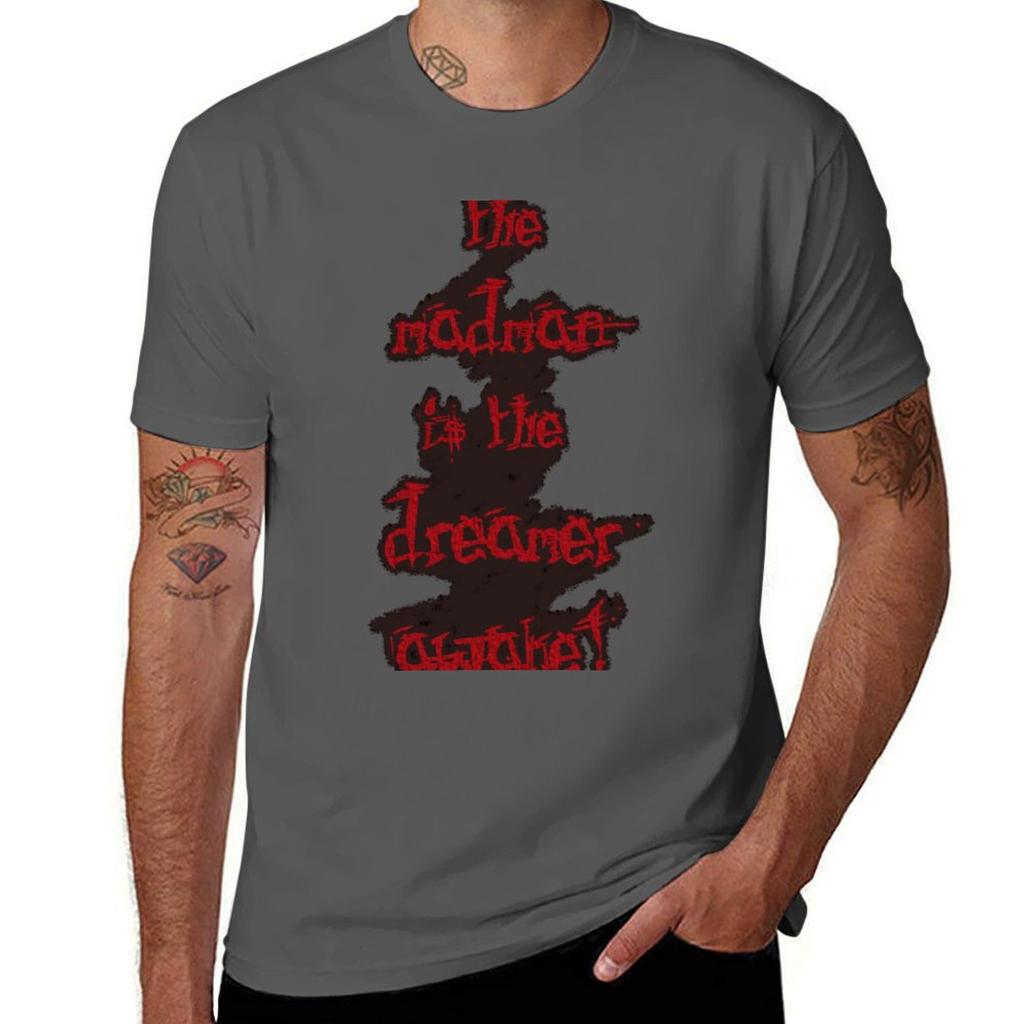 The Madunisex Is The Dreamer Awake Quote Freud Tshirt Fashion Graphic Tee For Unisex Tshirt