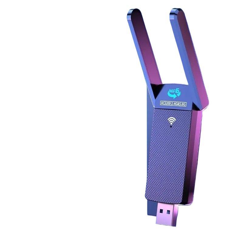 WiFi 6 Dual-Band 1800M USB Wireless Network Card & Signal Booster for PCs 5G