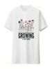 Growing A Tiny Human T Shirt Pregnancy AnnounceunisexT Funny Maternity New Mom  Shower Vintage Washed Graphic