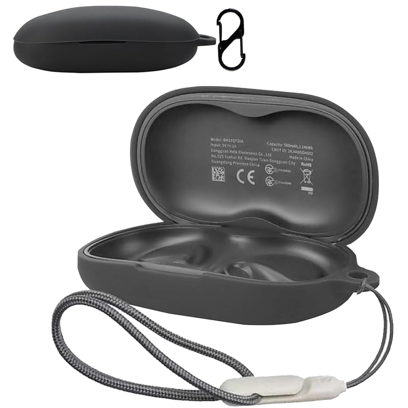 

For QCY Crossky GTR2 case Cover [JYJIEJIE] Wireless earphones for silicon convenience trip lightweight protective cover Scratch prevention Shockproof