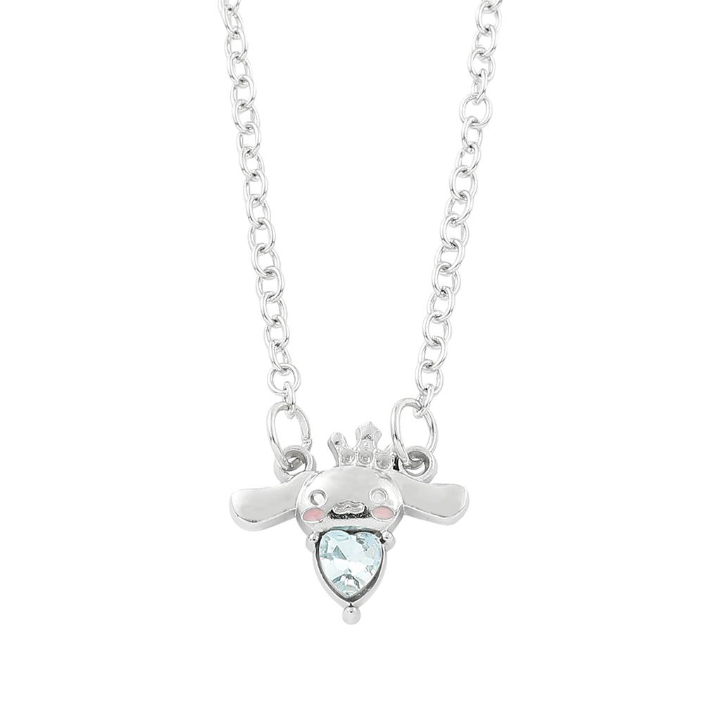 Kawaii Sanrio Series Necklace Cute Cartoon Cinnamoroll Hello Kitty Necklace for Girls Birthday Party Jewelry Accessories Gifts