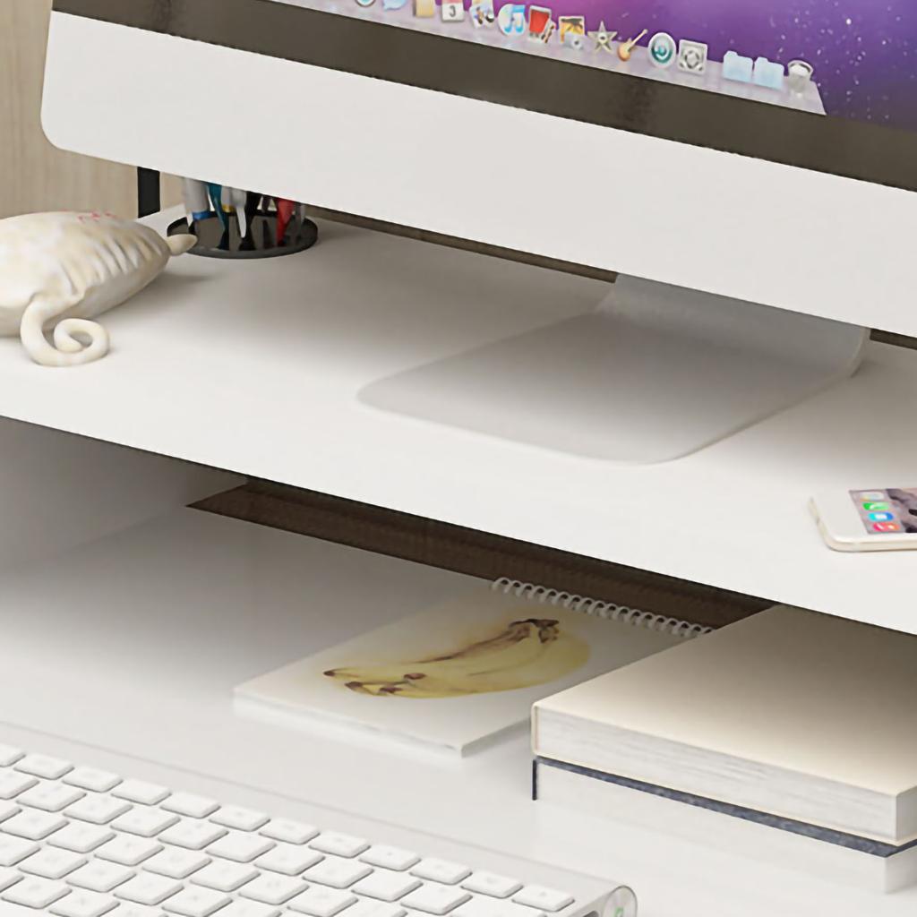 Monitor Stand Riser Ergonomic Computer Monitor Riser Stand Extra Storage Space Desktop Notebook Elevated Base