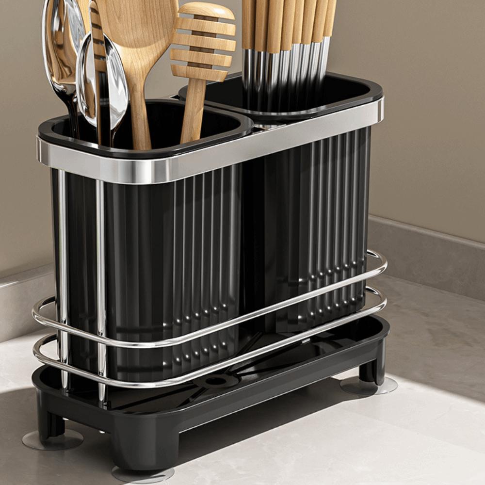 Light Luxury Chopstick Storage Rack Multi-functional Cutlery Drain Stand Cutlery Storage