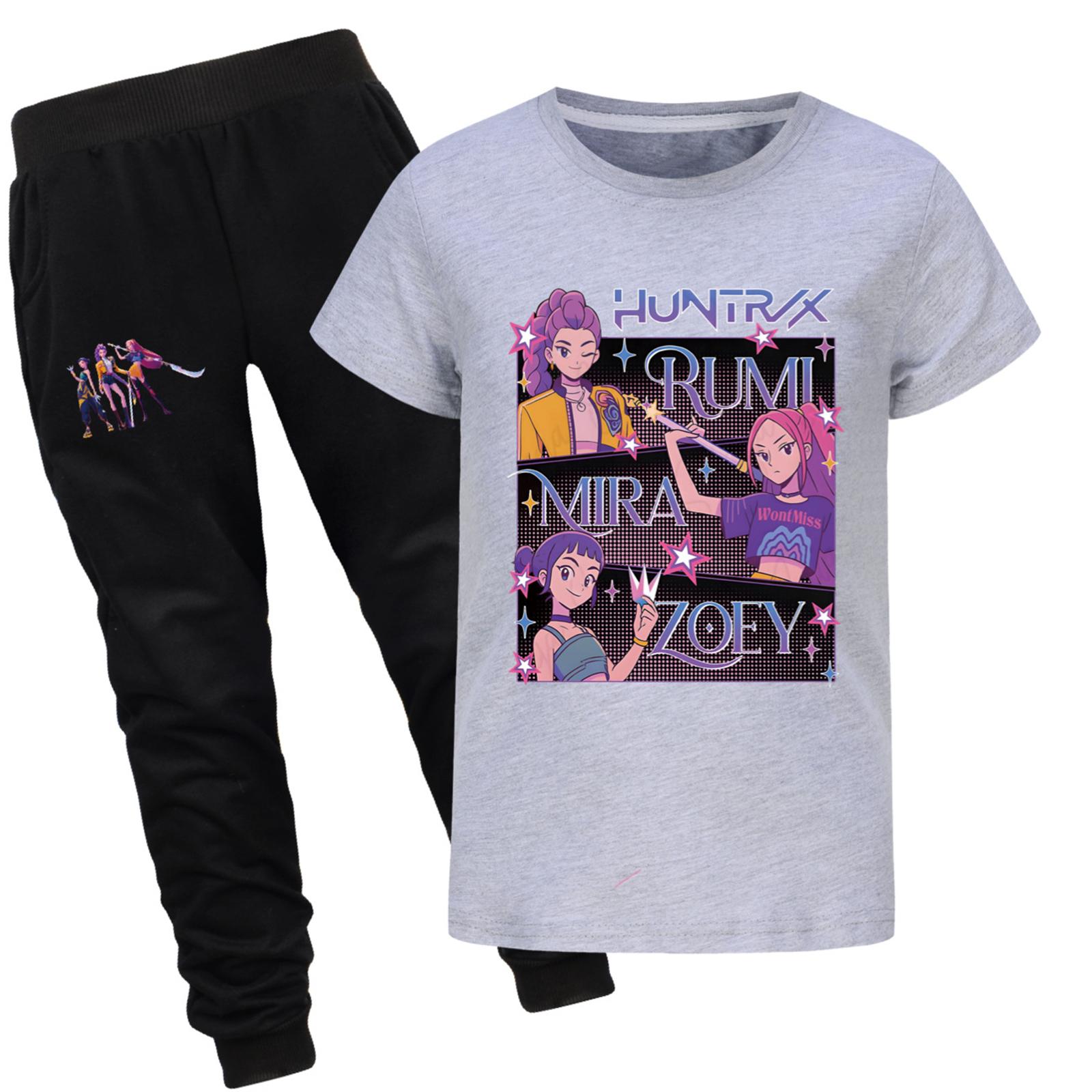 

Детская летняя спортивная футболка и брюки, комплект спортивной одежды из двух предметов, одежда с принтом с короткими рукавами, костюм 150