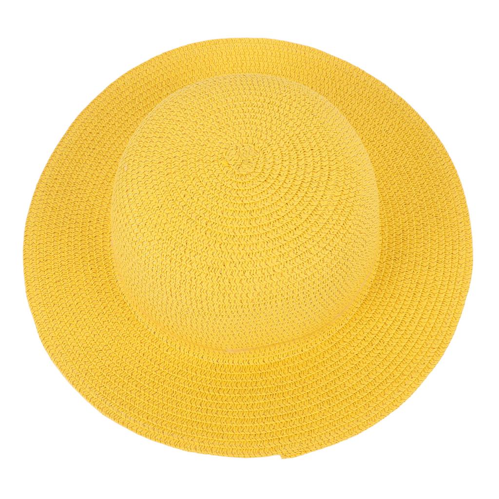 Straw Hat Wide Brim Sun Blocking Lightweight Woven Sun Hat for Fishing Beach Hiking Party Cosplay