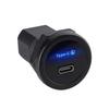 12V/24V PD3.0 Typ-C-Anschluss Auto-Ladebuchsen, Schnelllade-USB-Panel für LKW-Bus