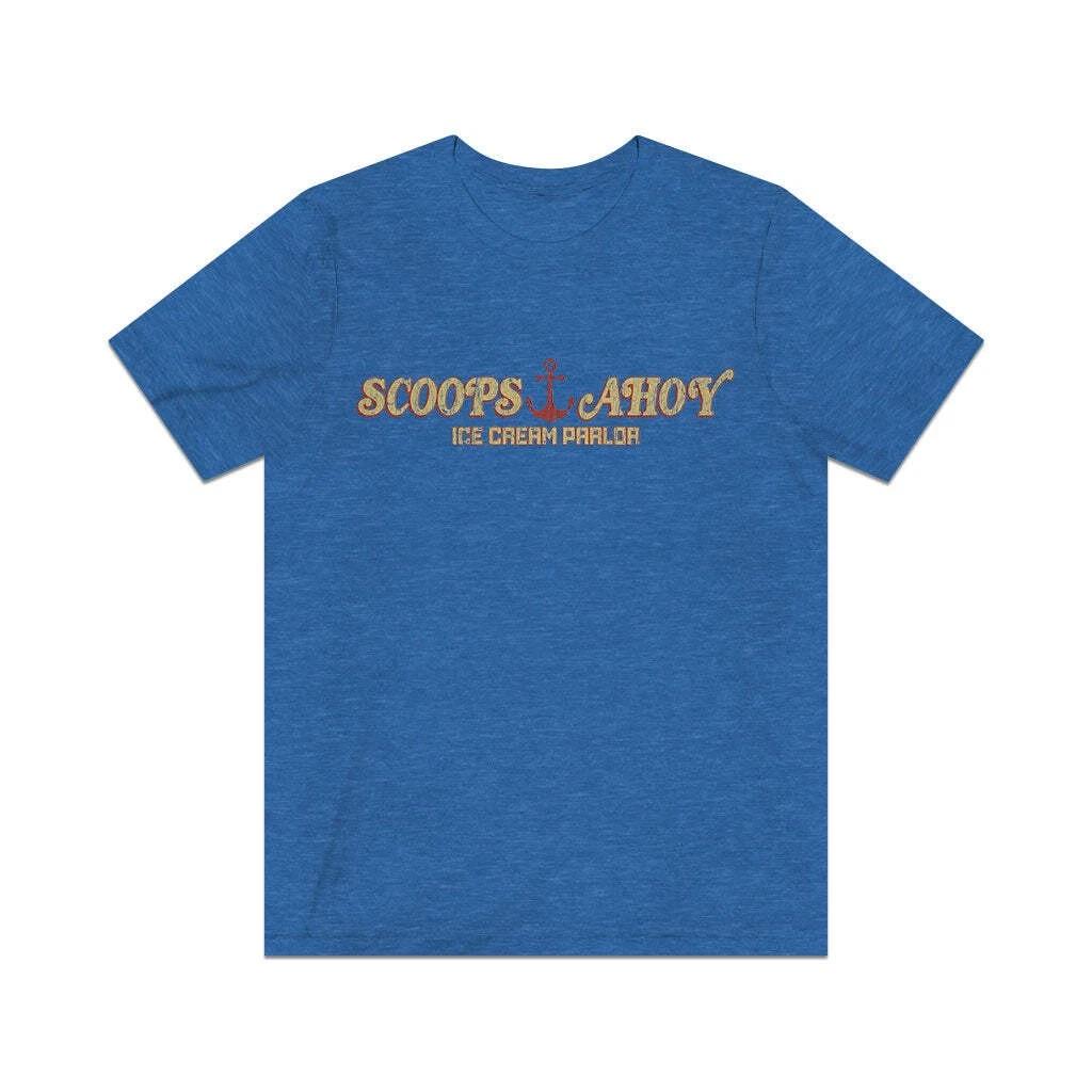 

Scoops Ahoy Ice Cream Parlor 1985 Vintage Men s T shirt M