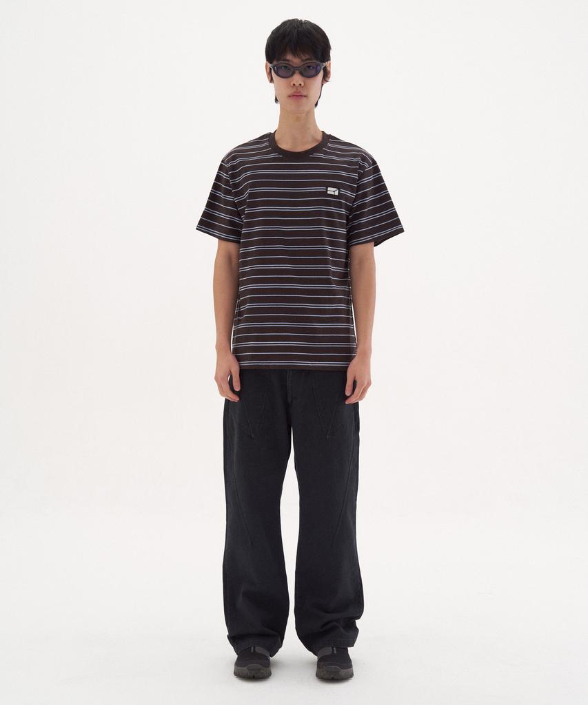 Haipaisaundeulepeoleonseu Striped T-Shirt, Black