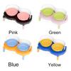 Anti-slip Ceramic Cat Bowl High Foot Pet Feeder Pet Supplies Cat Double Bowl  for Drinking Feeding