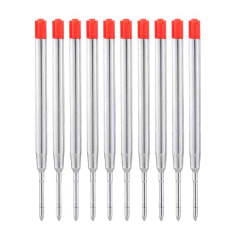 10Pcs Ball Points Pens Refills Metal Ballpoint Pen Refills, Replaceable Refills