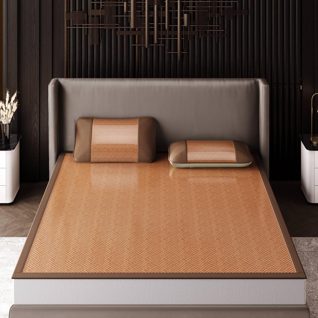 Yongyouwan Summer Cool Feeling All-Inclusive Double-Sided Dual-Use Rattan Mat Ice Silk Mat