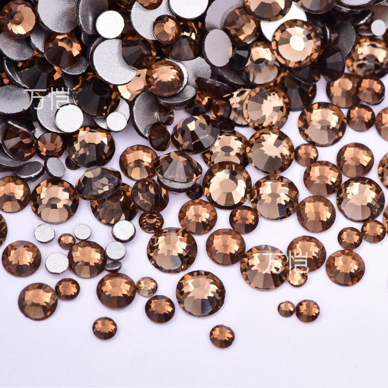 Ss3-Ss16 Mixed Size Flat Bottom Drill, Mobile Phone Case Diy Sticker Diamond Crystal Glass, Creative Nail Art Jewelry Accessories