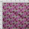oneOone Cotton Poplin Fuschia Pink Fabric Geometric Mix Texture Fabric For Sewing Printed Craft Fabric By The Yard 42 Inch