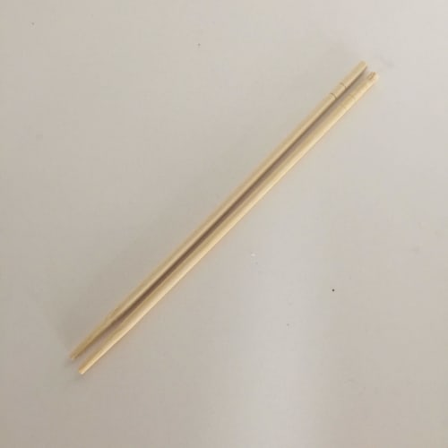 Yamato Bussan Disposable Bamboo Chopsticks, Round, Fully Sealed, with Toothpicks, Approx. 20cm Long X 5mm Diameter, Individually Wrapped for Hygiene,