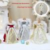 Festival Angel Doll Tree Top Star Delicate Christmas Tree Top Star Atmosphere Golden Christmas Angel Topper Navidad Decor