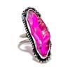 Crystal Titanium Gemstone Handmade 925 Sterling Silver Jewelry Ring Size 8 SU-10563