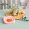Mini Lunch Box Bento Portatile Contenitori in Vetro Resistenti al Calore Scatola Fresca Congelata Ciotola per Alimenti Supplementari per Bambini con Coperchio in Silicone