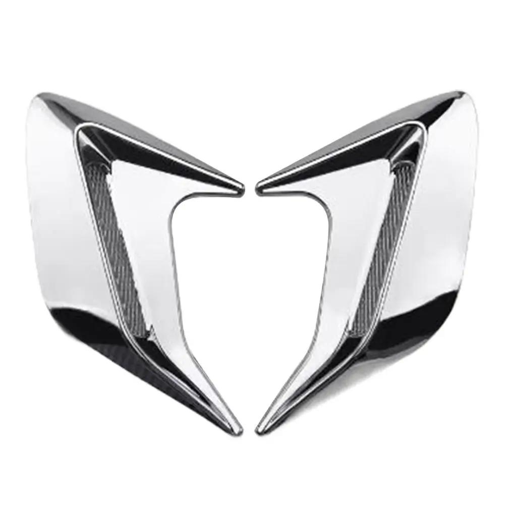 Shark Gill Side Air Vent Decoration Stickers Modification Cover Grille Trim Decoration Sticker Car Accessories Ventilation K4D2