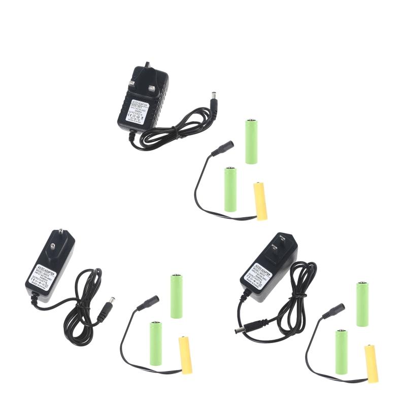 4.5V LR6 Battery AA Battery Eliminators Cable Replace 3Pcs 1.5V AA/LR6