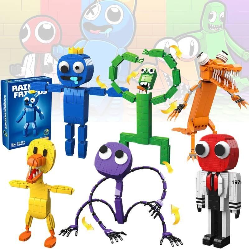 Rainbow Friends Building Blocks Set For Boys Featuring Colorful Monster Creatures In Abs Plastic With 200 To 400 Pieces For Endless Fun