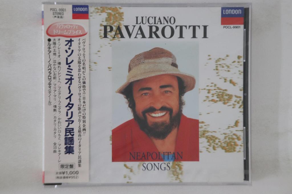 CD LUCIANO PAVAROTTI - Neapolitan Songs POCL9901PROMO LONDON Japan Obi Classical Used