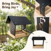 Outdoor Hanging Birdhouse and Feeder for Garden Yard and Patio Decor
