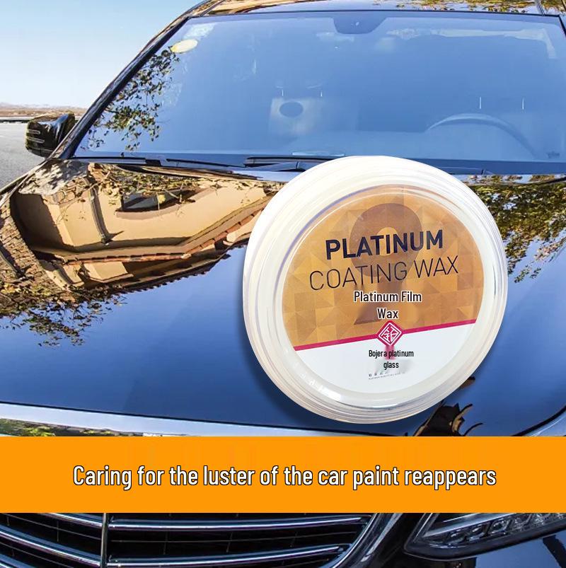 Universal Ceramic Car Coating Wax for Black & White Cars - Platinum Waterproof Nano Crystal Wax
