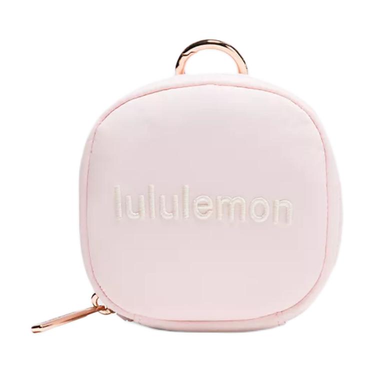 Lululemon Casual Versatile Waterproof Nylon Wallet Unisex Wallets Light-Pink LU9D71S-076435 Light Pink