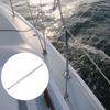 Boat Lifeline Stanchion Rugged Construction Long Durability 610mm Improved Security Boat Stanchion Pole Rustproof for Sailboat