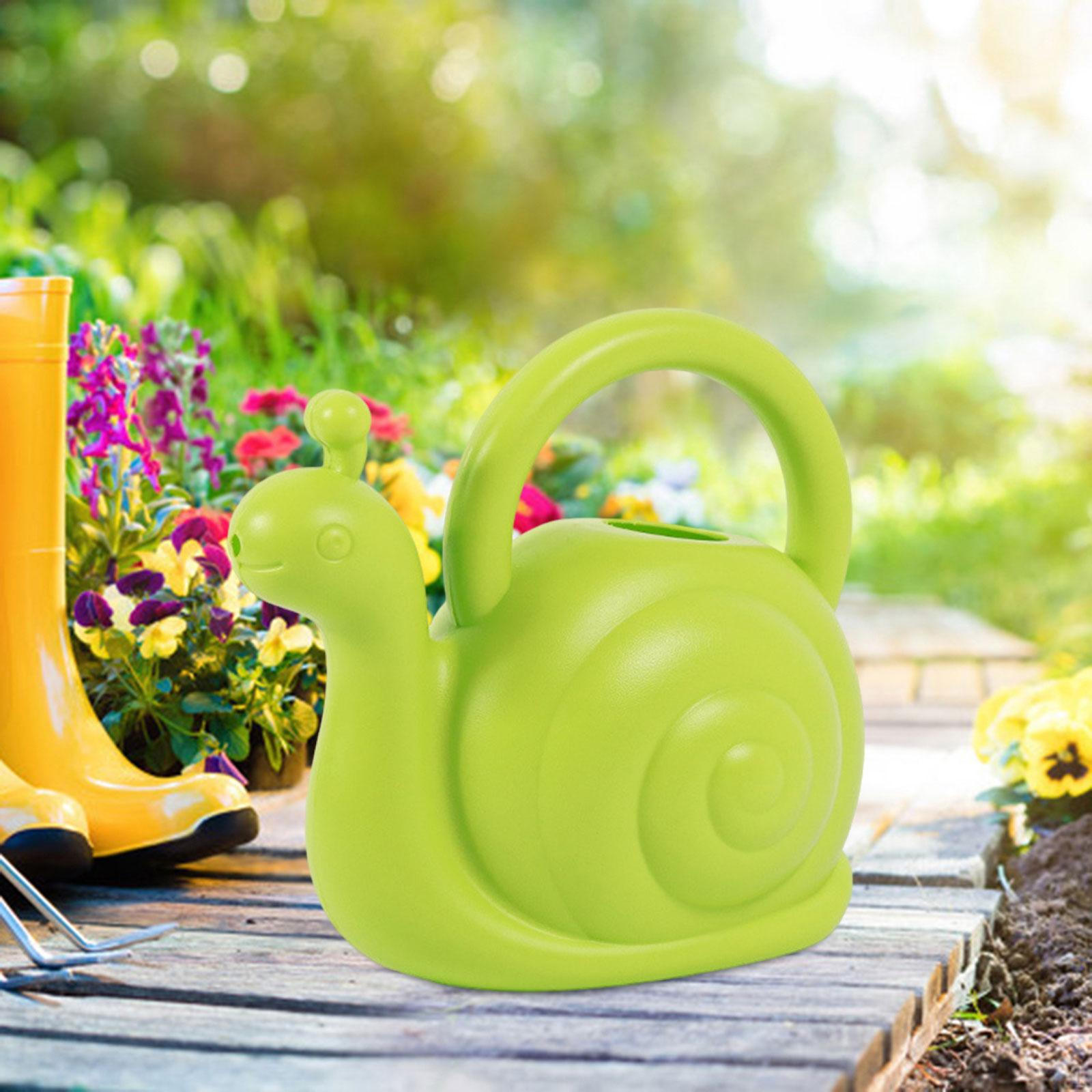 

Kids Watering Can Elephant Pot 1L Funny Water Sprinkler Plant Waterer for Patio Lawn зелений