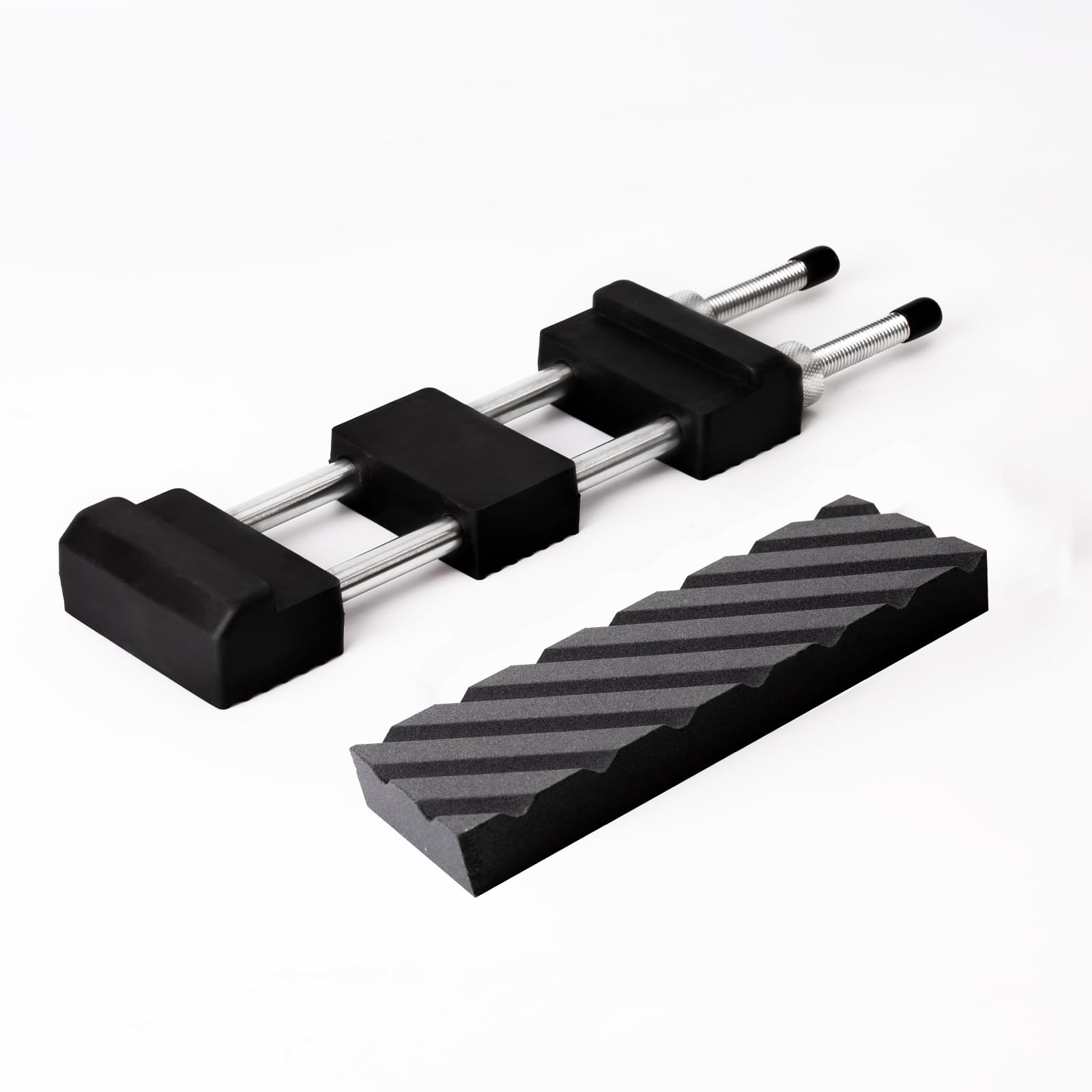 

Akizora Universal Whetstone Stand & Whetstone Resurfacing Set, Stainless Steel Whetstone Stand with Adjustable Non-Slip Base