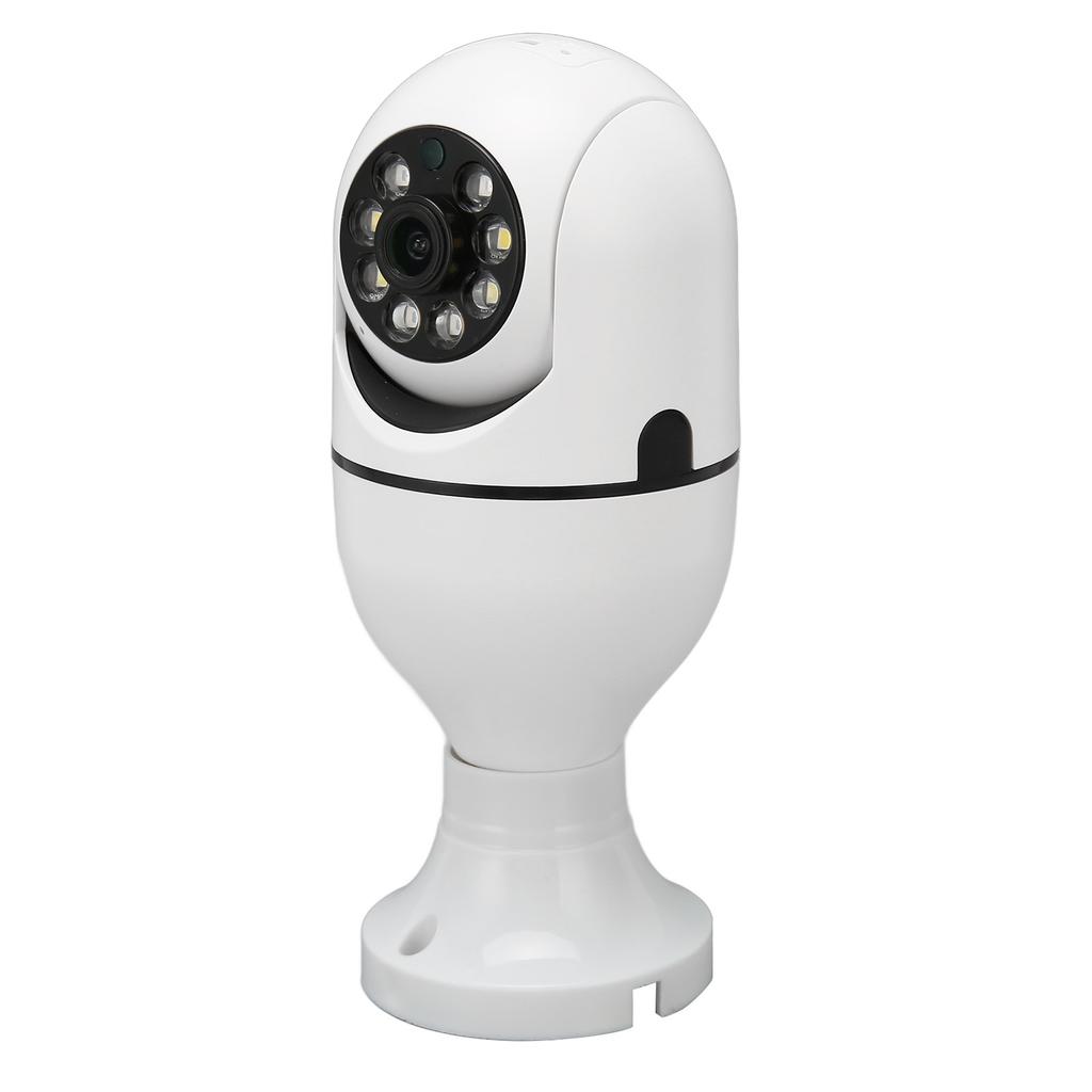 WiFi Security Camera Wireless Dual Band E27 Socket Remote Surveillance Motion Tracking Baby Monitor