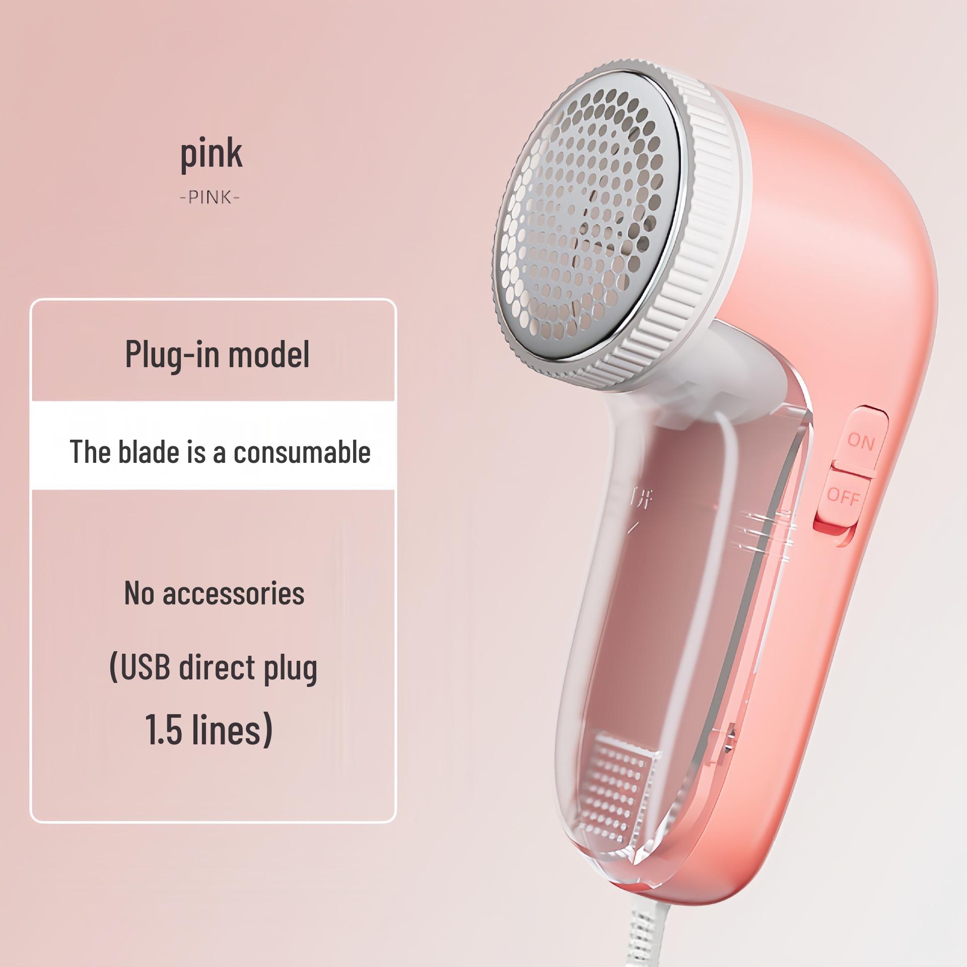 

Аккумуляторный цифровой дисплей для удаления волос и ворса с ткани Plug-in standard розовый