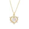 Heart-Shaped Zirconia Pendant Necklace – A Luxurious, Fashionable Accessory