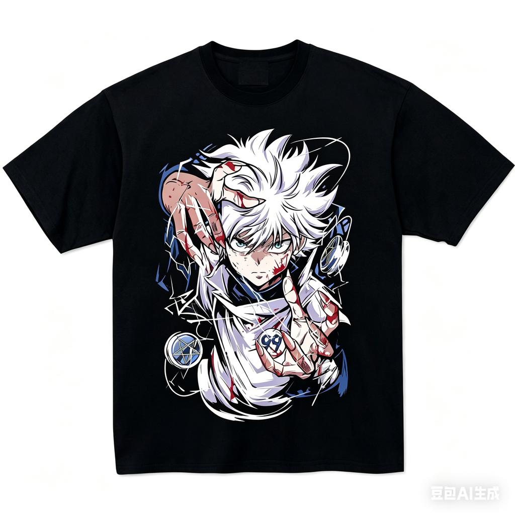 HUNTER X HUNTER Cotton T-shirt personality Clothes New Model Anime Tshirt Yearround clothing Plus Size Unisex Classic Breathable