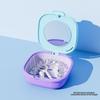 Travel With Mirror Braces Box Cleaning Box Soak Box Orthodontic Retainer Case Draining Mouthguard Case