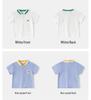 Cartoon Cotton Short Sleeve Polo Shirt for Toddler Boys - Summer Stand Collar T-Shirt