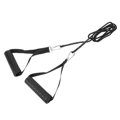 DIY Tricep Press Down Pulley Cable Machine Attachment System Grip Handle Triceps Rope for Gym