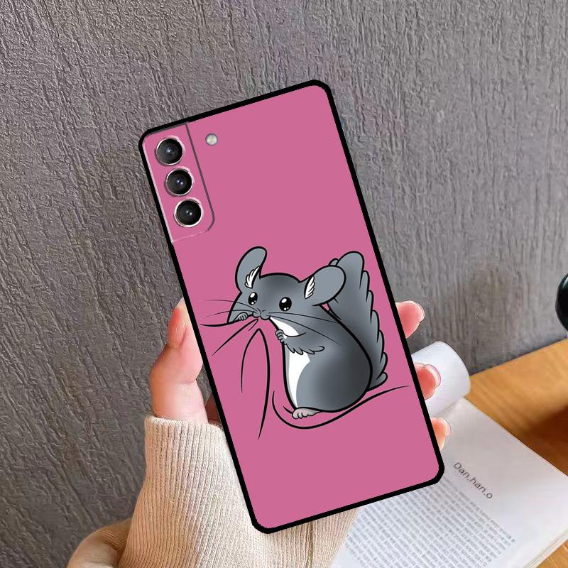 

Cute Cartoon Chinchilla Soft Case For Samsung Galaxy S20 FE S21 S22 S23 Ultra Note 20 S8 S9 S10 Note 10 Plus Coque Note 10 Plus