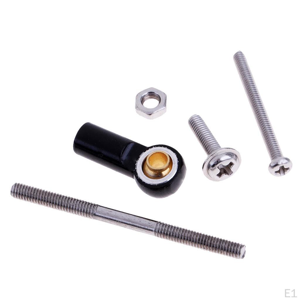 Set Metal Steering Linkage Pull Rod Kit for WPL 1/16 RC Pick- Parts
