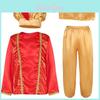 Kostým Aladina pro děti z polyesterové látky pro jevištní představení a halloweenský cosplay