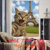 Cool Fashion Funny Cool Cat Tapestry Decoration Bedroom Dormitory Background Cloth Holiday Home Party Living Room Club Tapestry