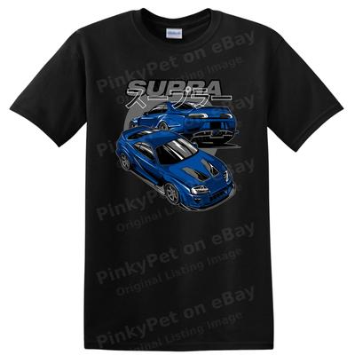 Supra Graphic T Shirt for Car Lovers Cool Racing Tee Sports Auto Apparel