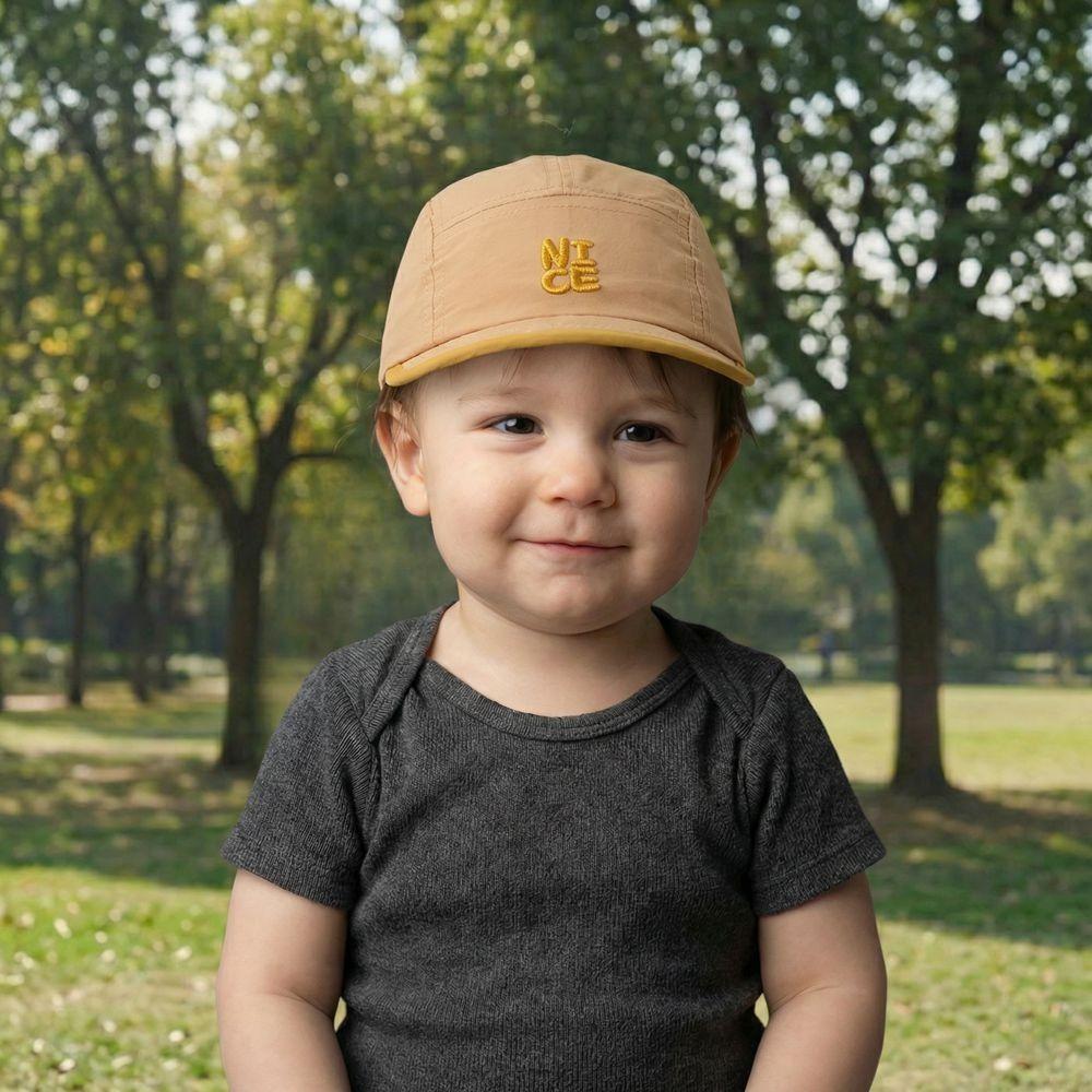 Adjustable Kids Baseball Cap Solid Color Quick Dry Peaked Cap Fashion Children Sun Hat Retro
