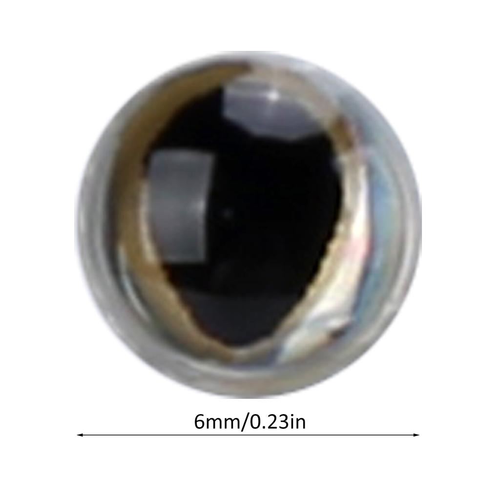 Fishing Lure Eye Epoxy Drop Plastic 3D Rlistic Fishing Eyes for Making Fishing Bait