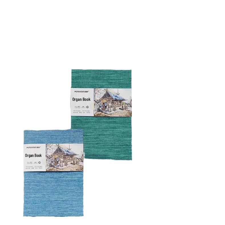 Zun Jue Handgefertigtes 300g Baumwoll-Aquarelljournal - Feine Körnung, Tragbar