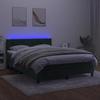 VidaXL Sommier à Lattes de Lit avec Matelas et LED, Lit Rembourré, Lit Double, Lit Adulte de Chambre à Coucher Intérieur, 3134408