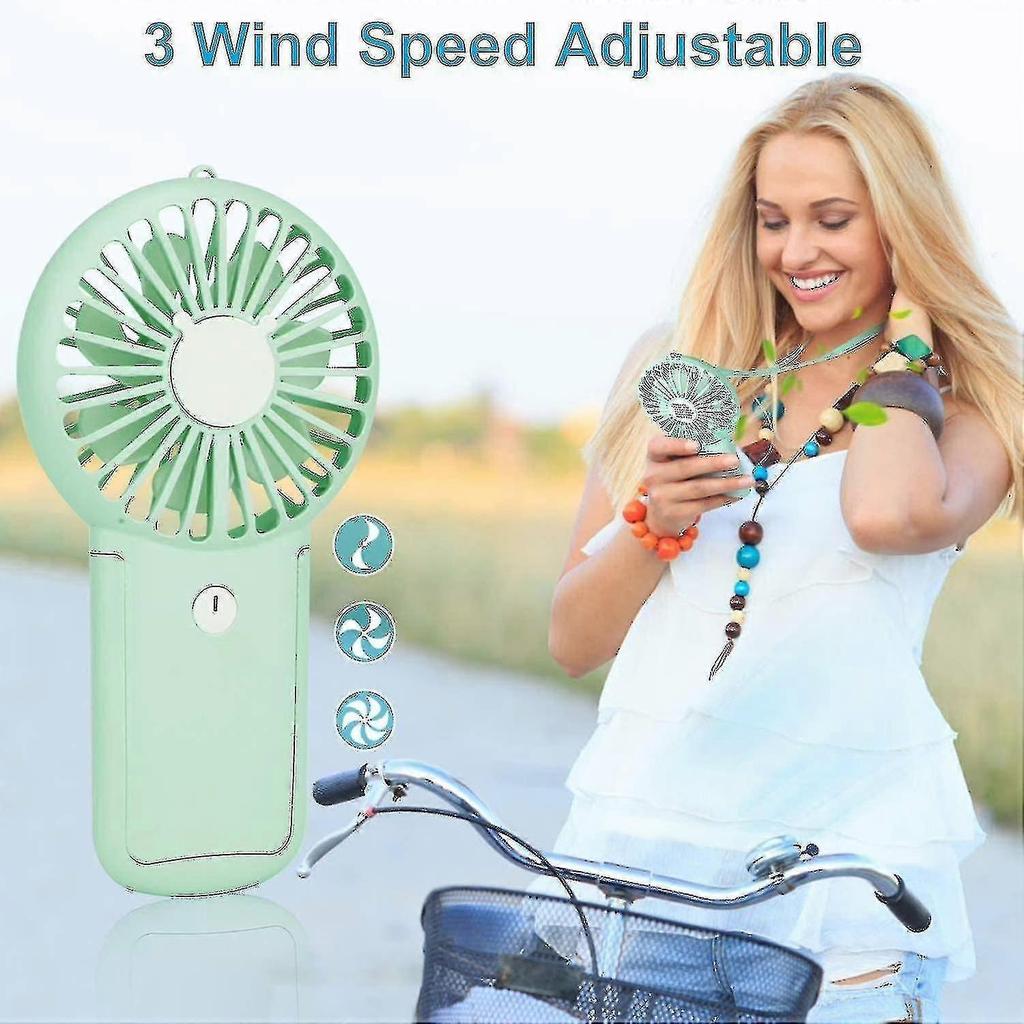 Handheld Fan Mini Portable Fan Small Personal Fan Speed Adjustable Rechargeable