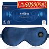 Nerugoo Rechargeable Eye Mask with 3 Heat Levels, Random Vibration Adjustment, and 30-Minute Auto-Off