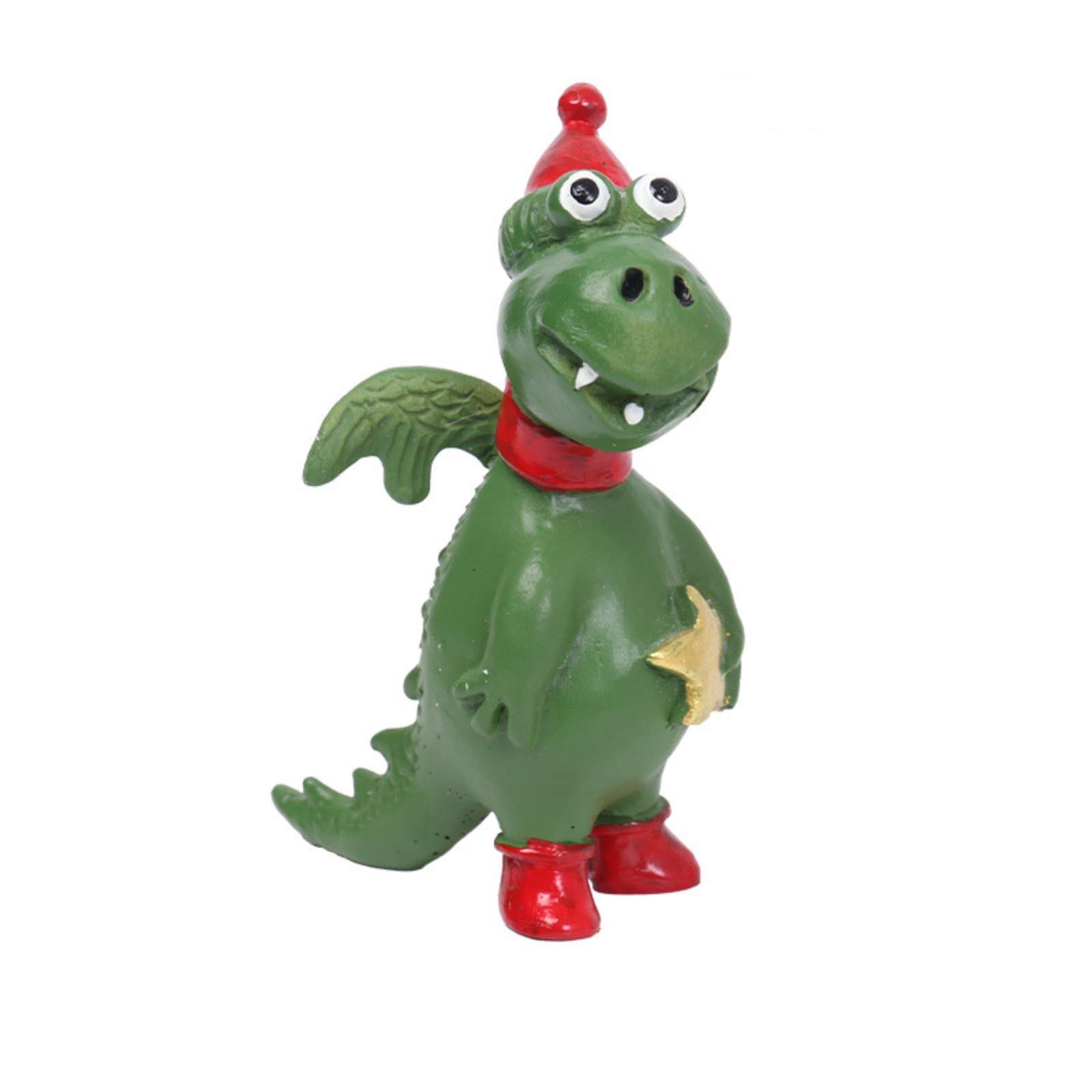 

Рождественские украшения Динозавр Рождественские украшения из смолы Настольные вечеринки Рождественские подарки One Size